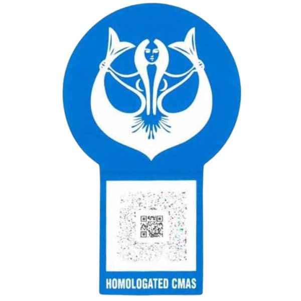 CMAS Homologation Sticker image